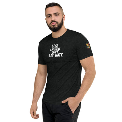 Live, Laugh, Love, Lay Hate M4A1 Athletic Fit T-Shirt