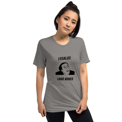 Legalize Landmines Athletic Fit T-Shirt