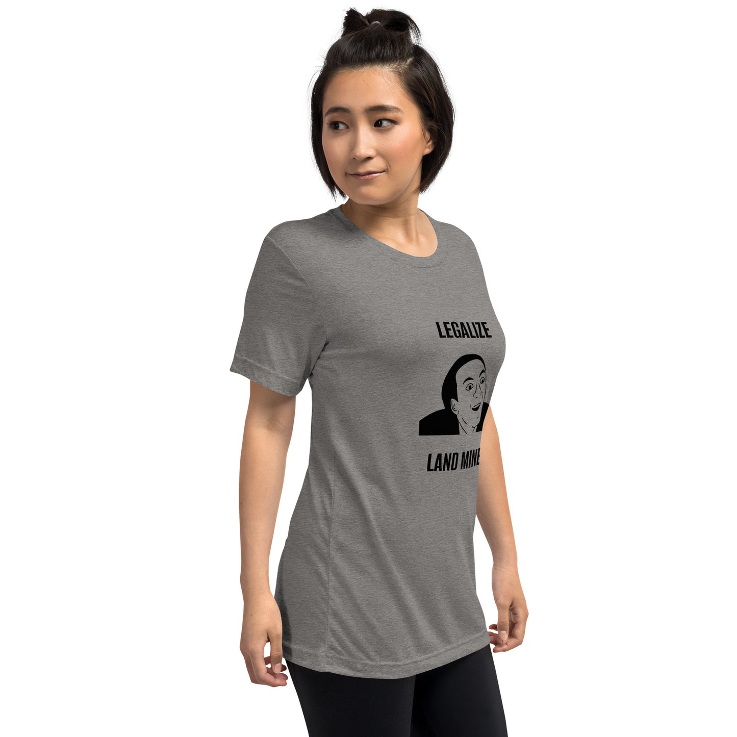 Legalize Landmines Athletic Fit T-Shirt