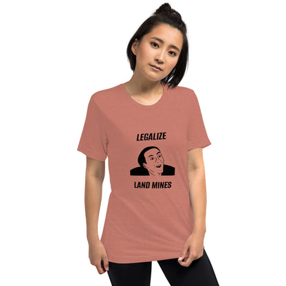 Legalize Landmines Athletic Fit T-Shirt