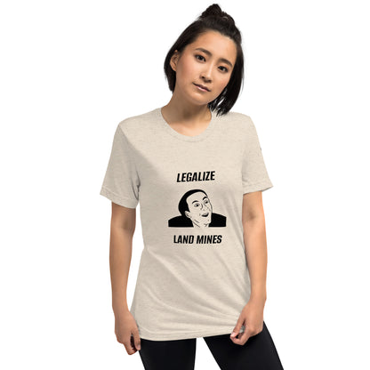 Legalize Landmines Athletic Fit T-Shirt