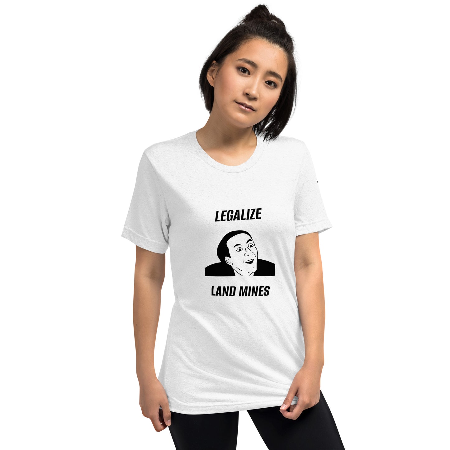 Legalize Landmines Athletic Fit T-Shirt