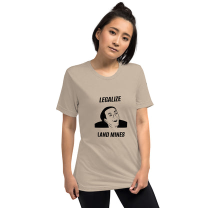 Legalize Landmines Athletic Fit T-Shirt