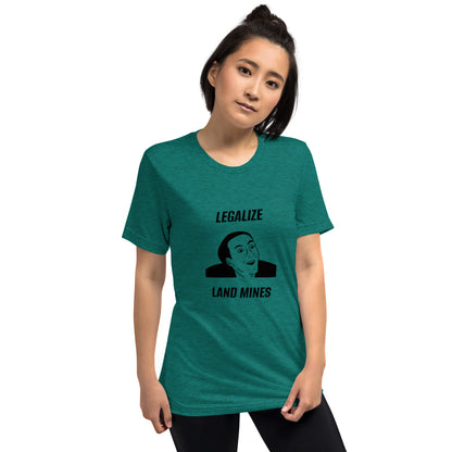 Legalize Landmines Athletic Fit T-Shirt